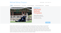 Desktop Screenshot of michaelsidneytimpson.com