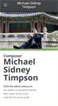 Mobile Screenshot of michaelsidneytimpson.com